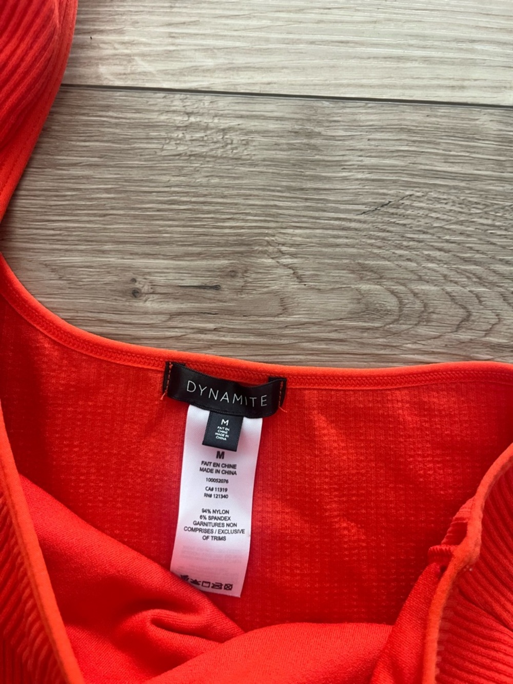 Dynamite One-Shoulder Ribbed Tank Top - Picture 2 of 2